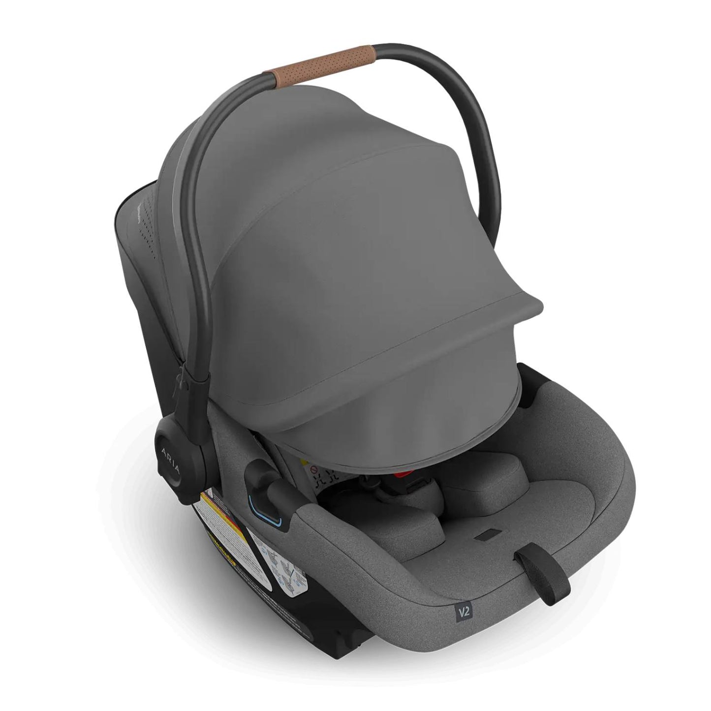 UPPAbaby Aria V2 Infant Car Seat - Declan - Greyson - Charcoal Mélange