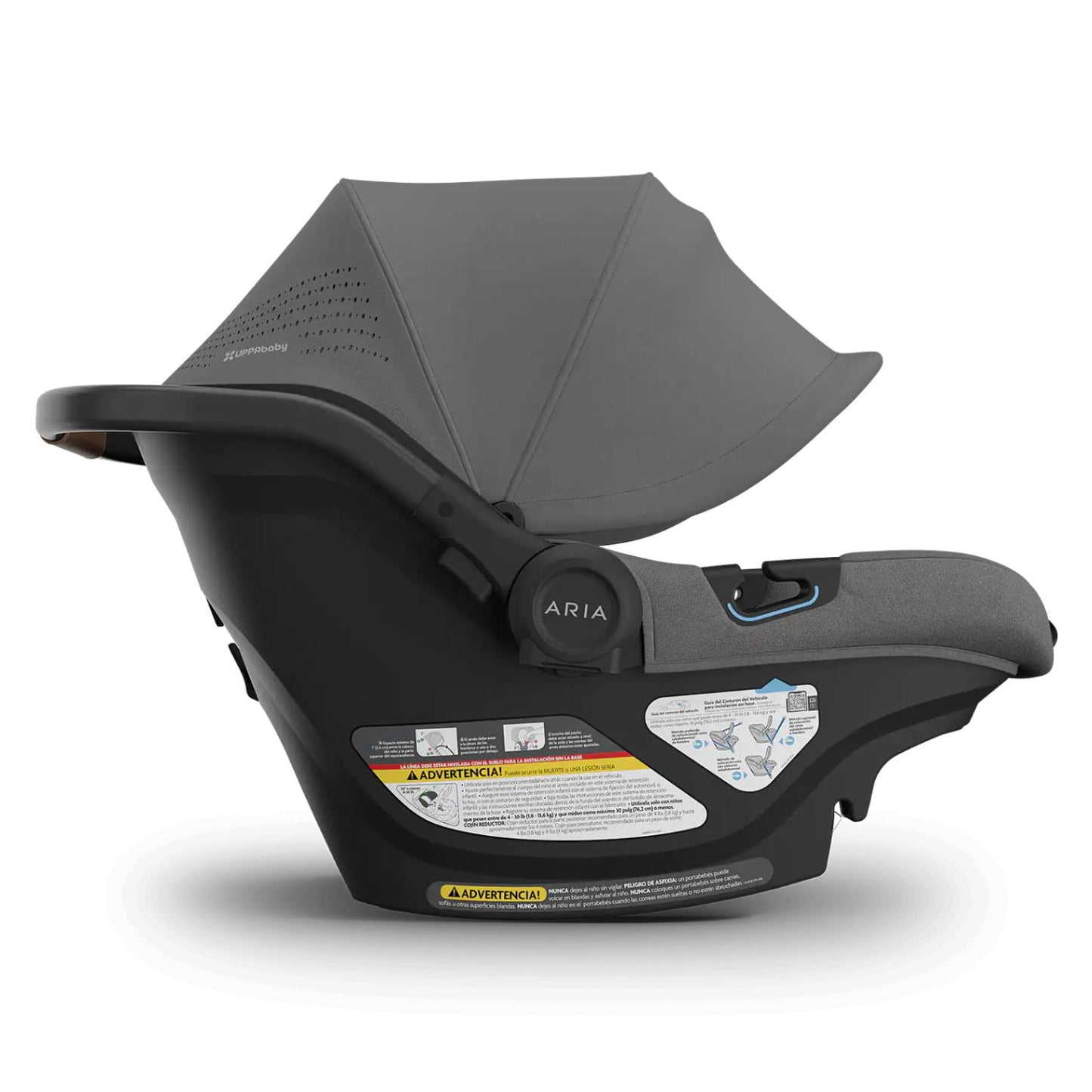 UPPAbaby Aria V2 Infant Car Seat - Declan - Greyson - Charcoal Mélange