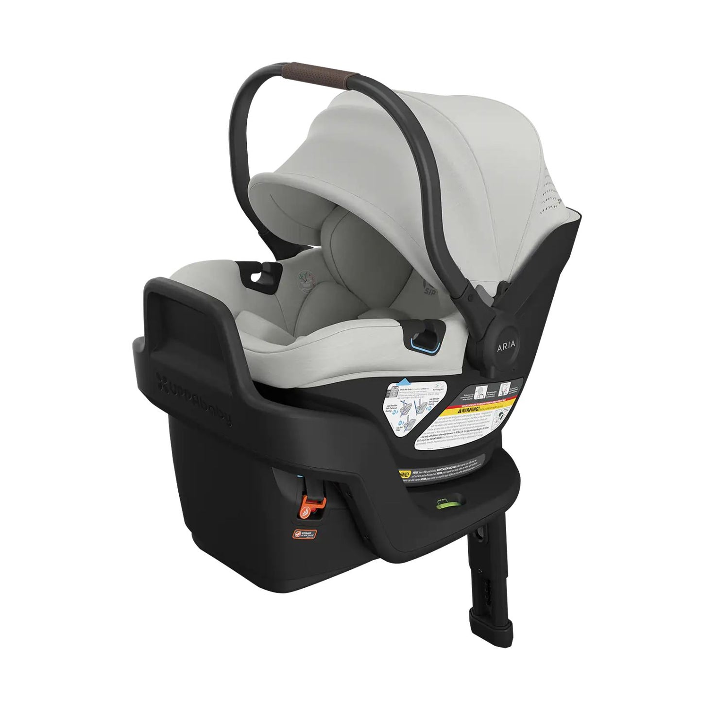 UPPAbaby Aria V2 Infant Car Seat - Declan - Savannah - Pearl Gray Mélange