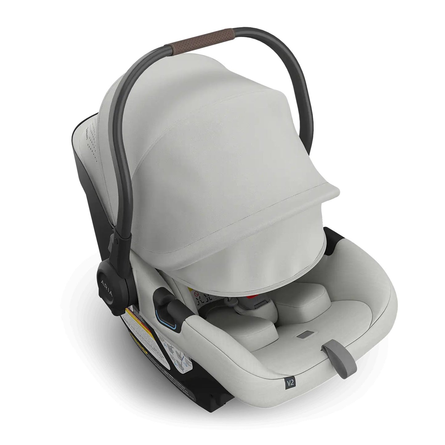 UPPAbaby Aria V2 Infant Car Seat - Declan - Savannah - Pearl Gray Mélange