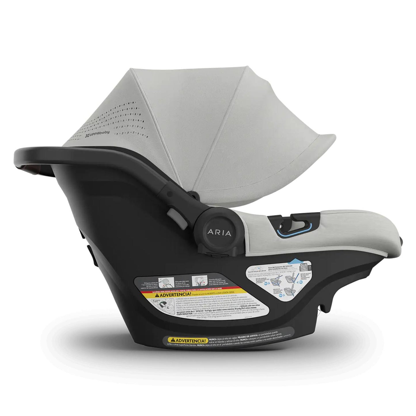 UPPAbaby Aria V2 Infant Car Seat - Declan - Savannah - Pearl Gray Mélange
