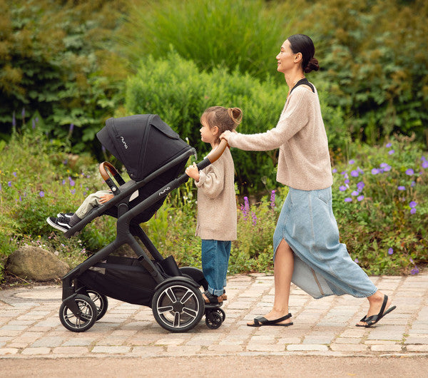Rider board by nuna with demi next stroller