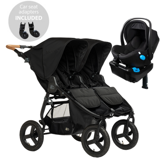 Bumbleride Indie Twin + Clek Liing Travel System in black