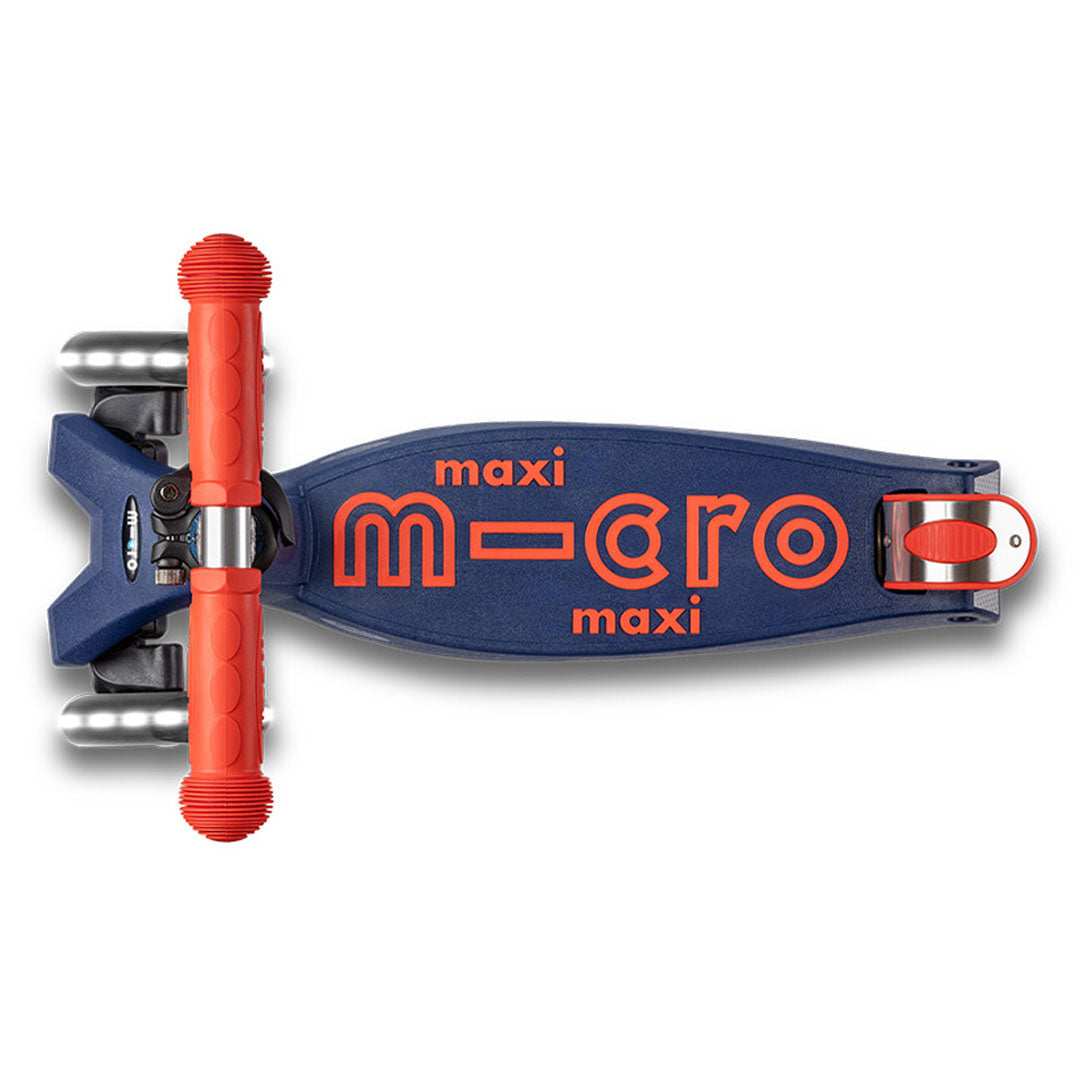Micro Kickboard Maxi Foldable LED Scooter