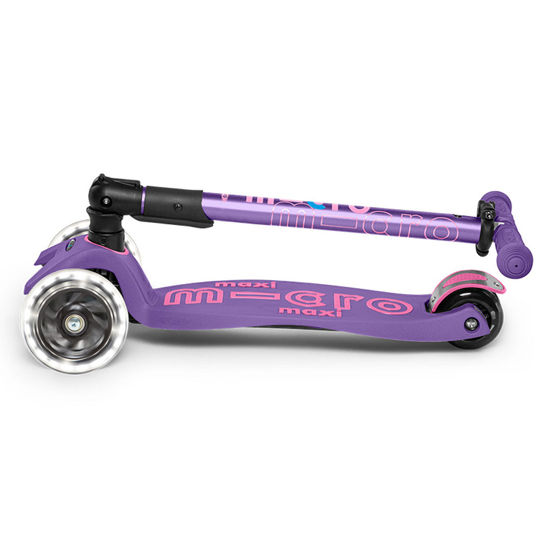 Micro Kickboard Maxi Foldable LED Scooter