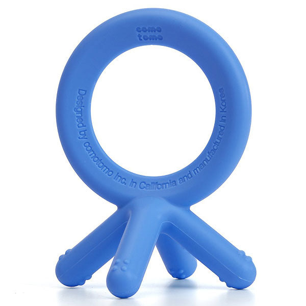 Comotomo Silicone Baby Teether - Blue-2