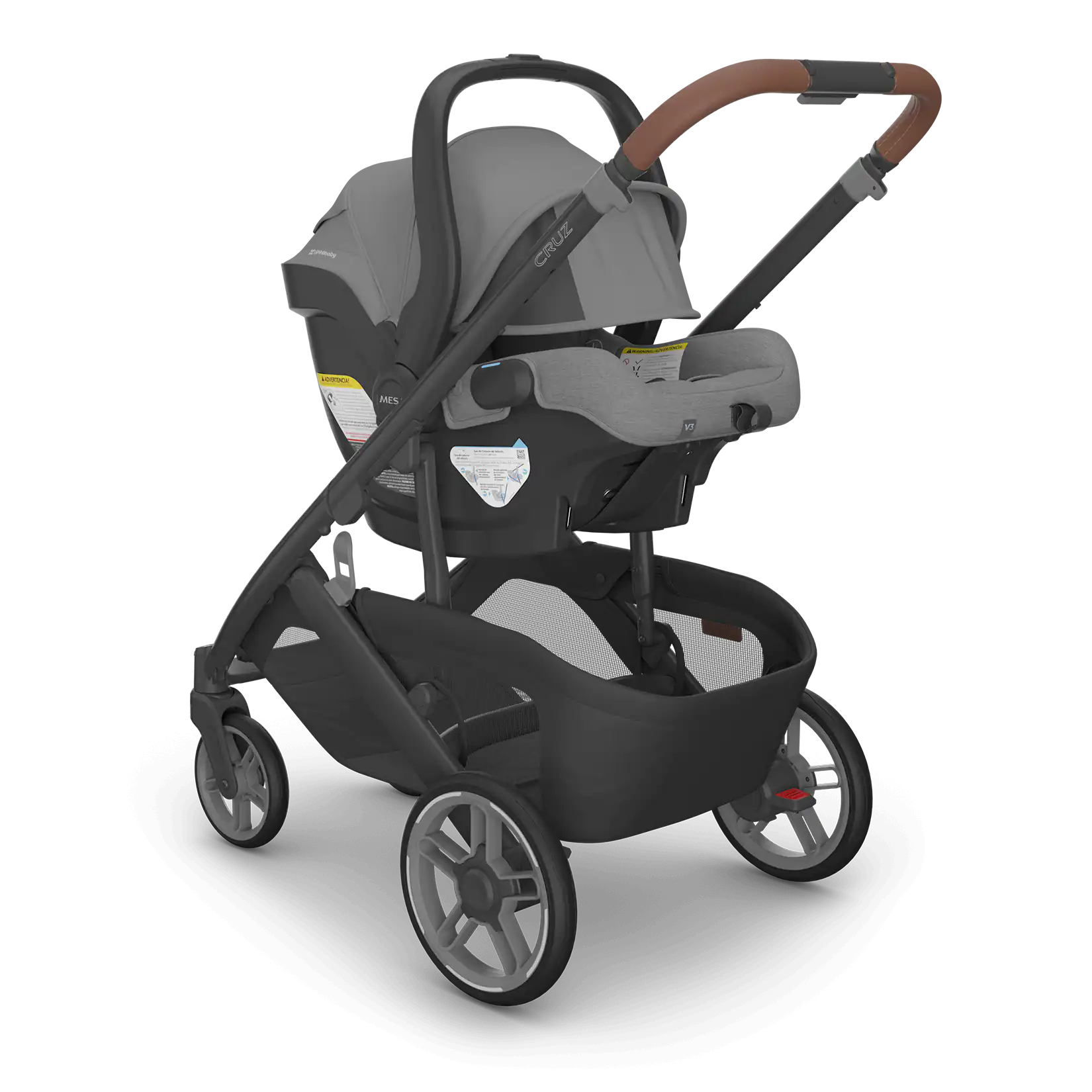 Cruz® V3 + Mesa® V3 Travel System - Greyson