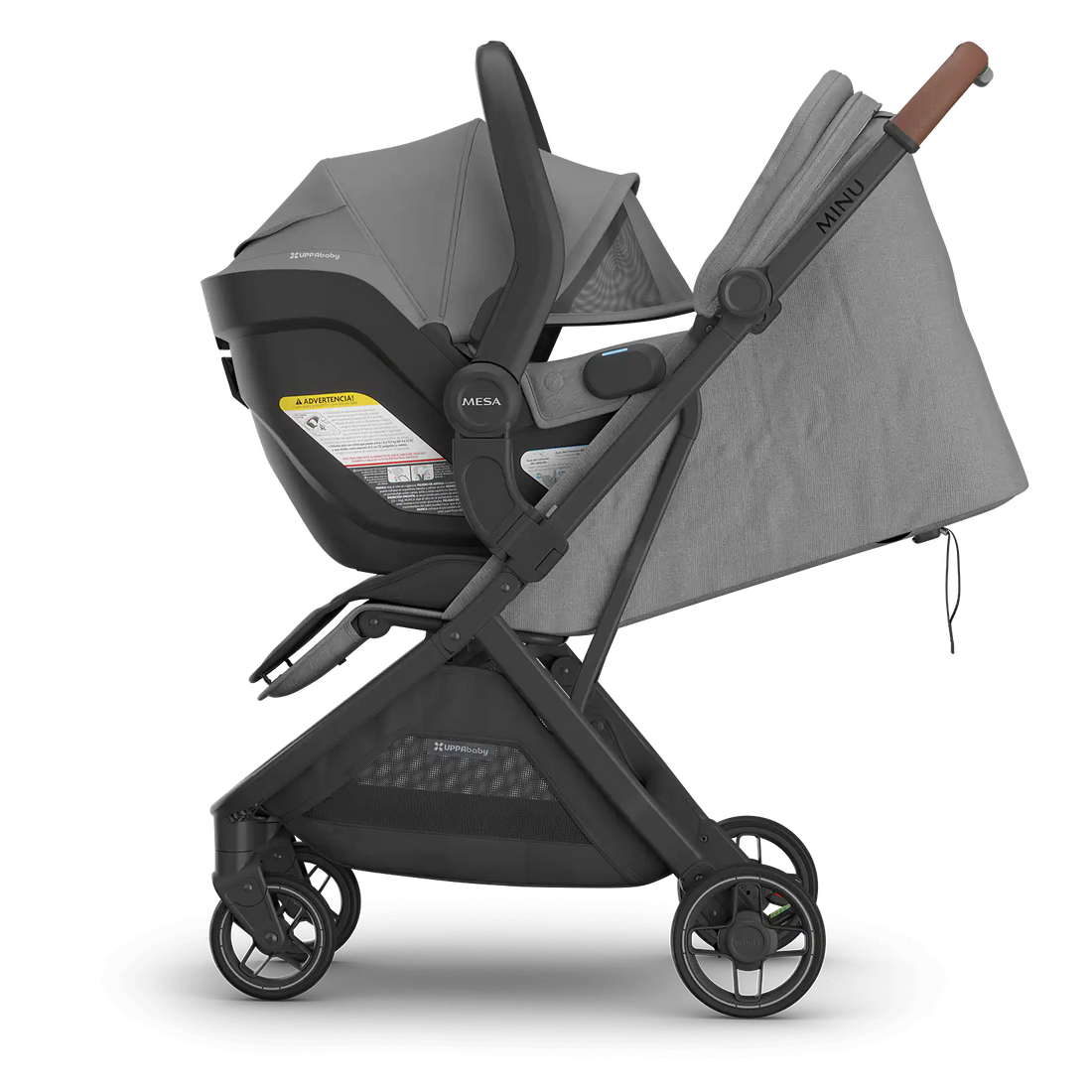 Minu® V3 + Mesa® V3 Travel System - Greyson