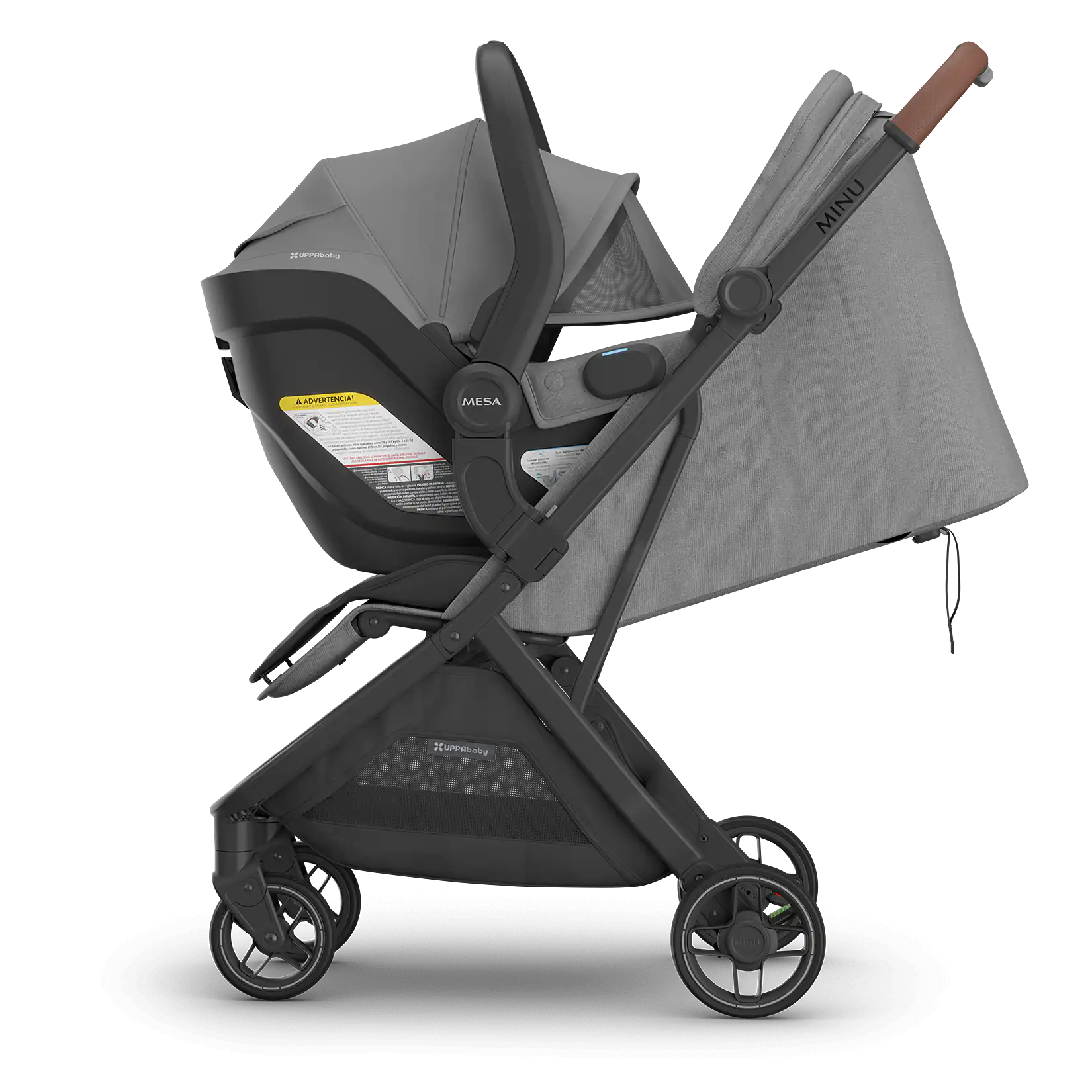 Minu® V3 + Mesa® V3 Travel System - Greyson