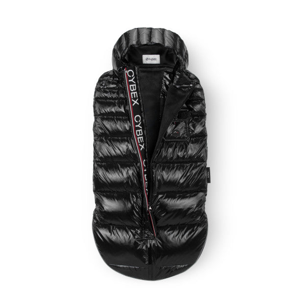 Cybex Platinum Winter Footmuff - Shiny black footmuff 