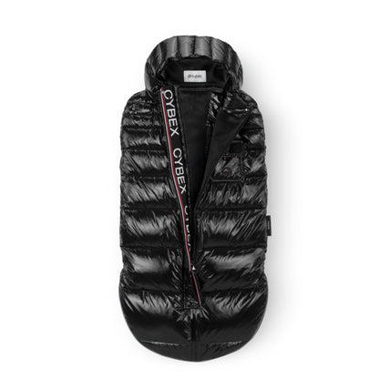 Cybex Platinum Winter Footmuff - Shiny black footmuff 