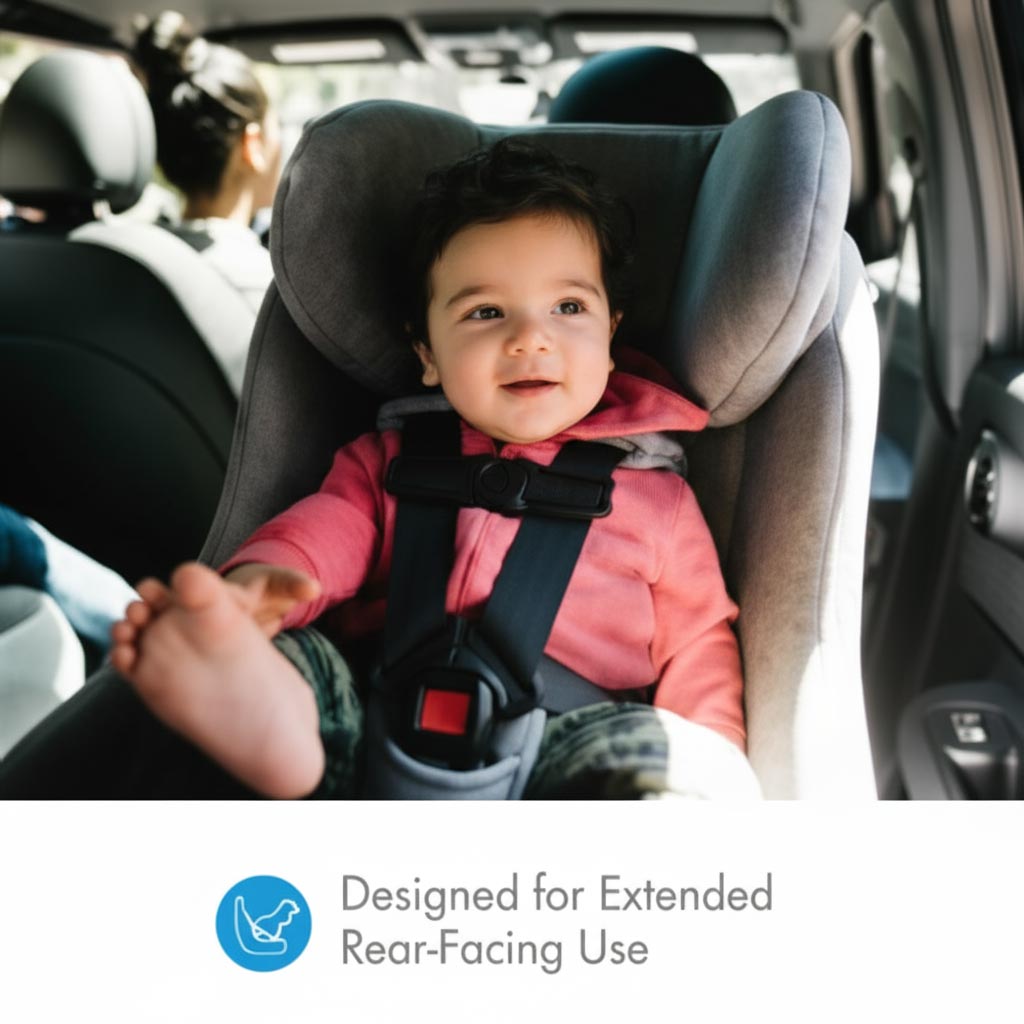 Clek Foonf Convertible Car Seat | Extended Rear-Facing Safety