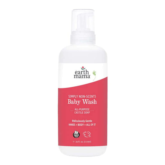 Earth Mama Simply Non-Scents Baby Wash - 5.3 oz