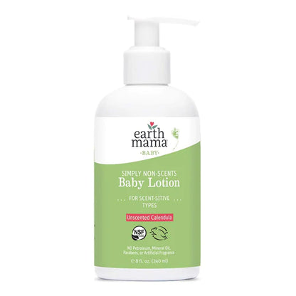 Earth Mama Simply Non-Scent Baby Lotion - 8 oz