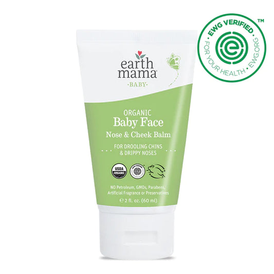 Earth Mama Organic Baby Face Nose & Cheek Balm - 2 oz