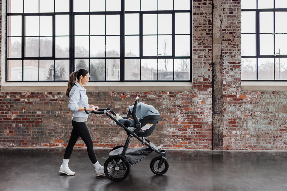UPPAbaby Mesa V3 Infant Car Seat - Callum/Dillan - Stone Blue