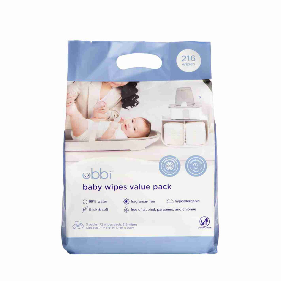 Ubbi Fragrance Free Baby Wipes