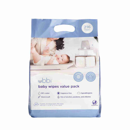 Ubbi Fragrance Free Baby Wipes