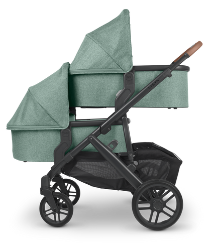 Uppababy Vista V3 Double Stroller + Bassinet features 
