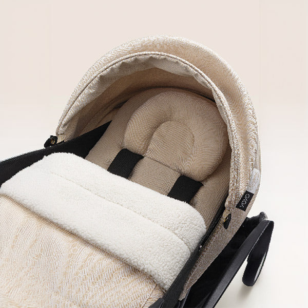 stokke kinderwagen set Stokke YOYO3 Stroller with Newborn Set White Frame w/ Aqua