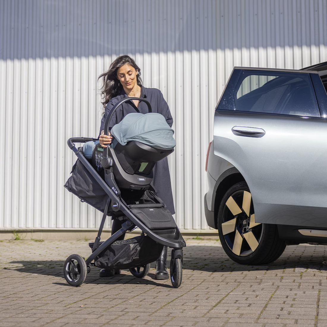 jogging stroller with infant car seat adapter Thule Spring Car Seat Adapter – Kidsland