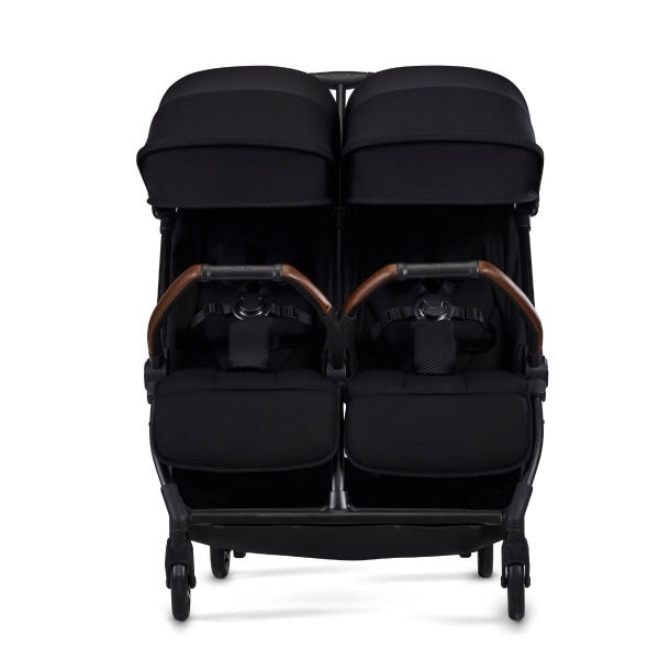 Silver Cross Jet Double Stroller – Ultra-Compact Luxury Travel Stroller for Two