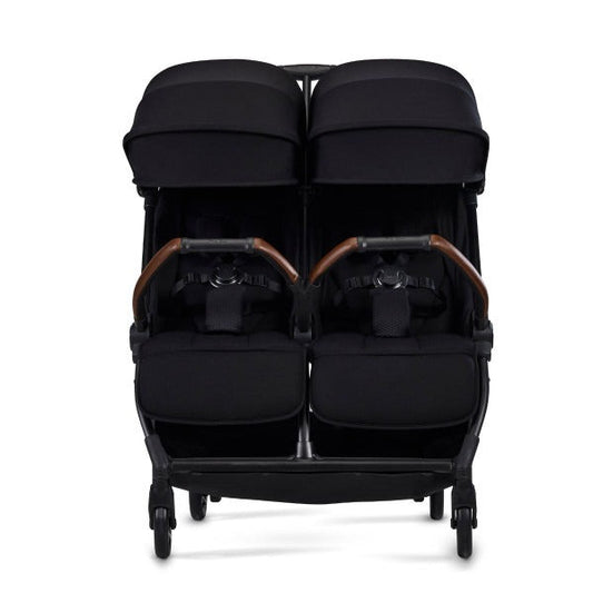Silver Cross Jet Double Stroller – Ultra-Compact Luxury Travel Stroller for Two