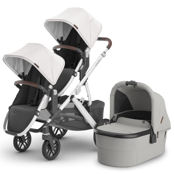 VISTA V3 With Bassinet VARIOUS COLOURS Stone Blue/Silver (Callum)