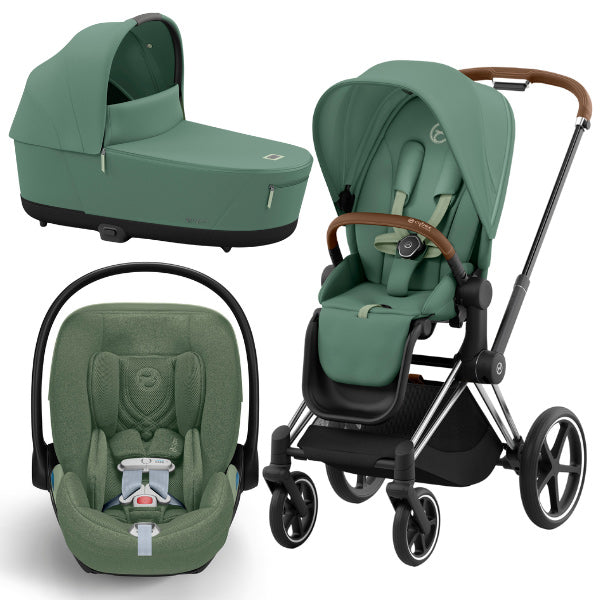 cybex stroller newborn Cybex Priam 4 Newborn Stroller with Car Seat Peach Pink/Chrome Black