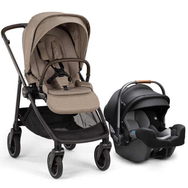 swivel stroller car seat Nuna Swiv + Pipa Rx Travel System Caviar/Caviar