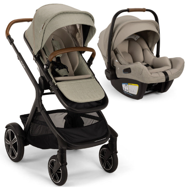 Nuna Demi Next Stroller + Pipa RX Travel System Caviar/Caviar