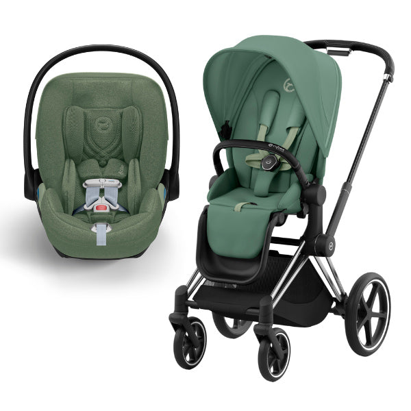 cybex priam seat Cybex Priam 4 Travel System with Cloud T Sepia Black/Matt Black