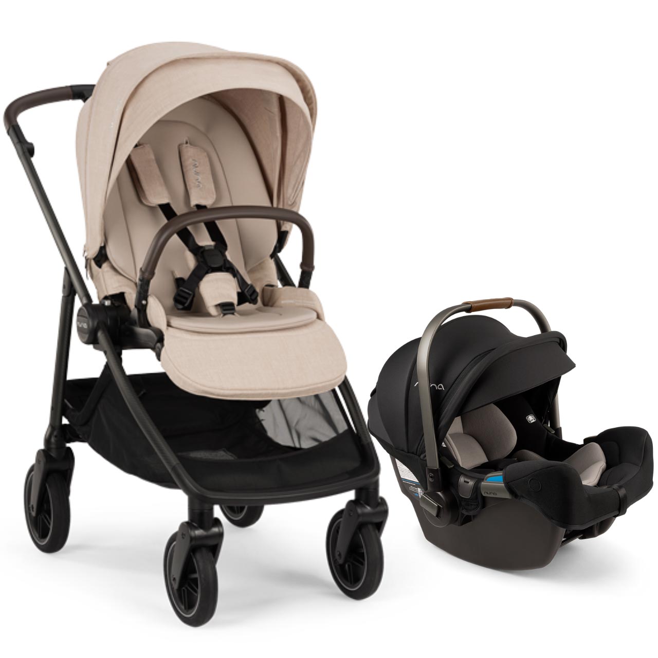 Nuna Swiv + Pipa Rx Travel System - Biscotti/Caviar