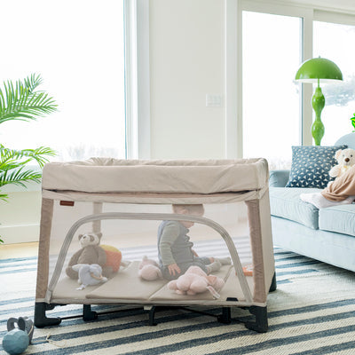 uppababy remi playard UPPAbaby Remi Travel Playard, Charlie/Sand Melange
