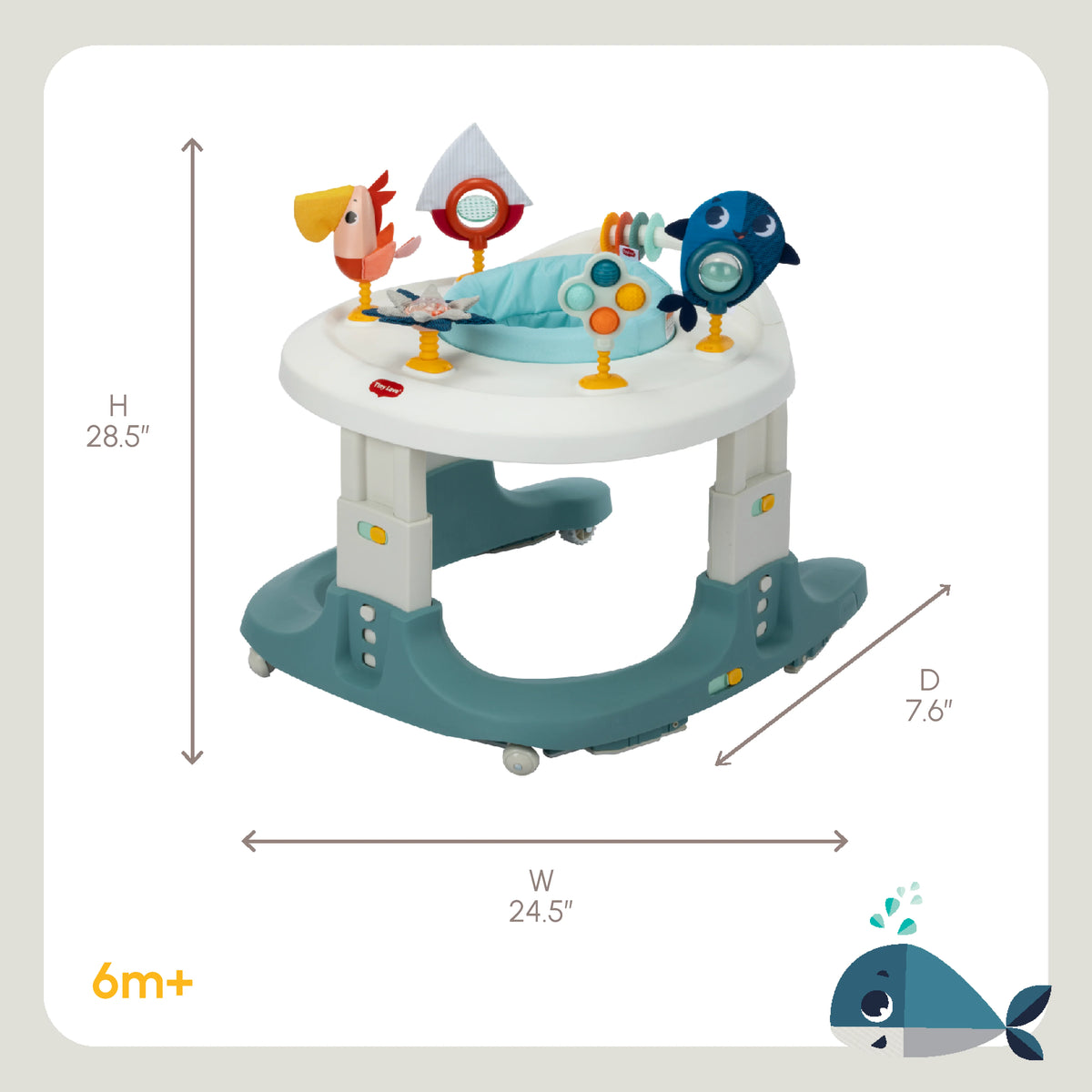 Tiny Love Here I Grow Baby Walker and Mobile Activity Center