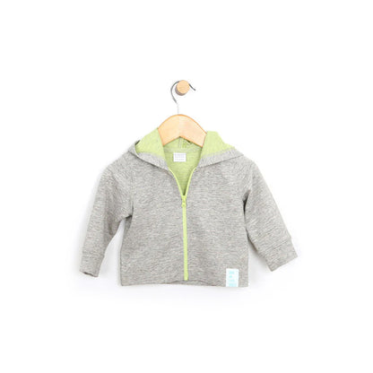 Robeez French Terry Knit Jacket + Pants - Oatmeal Brown-2