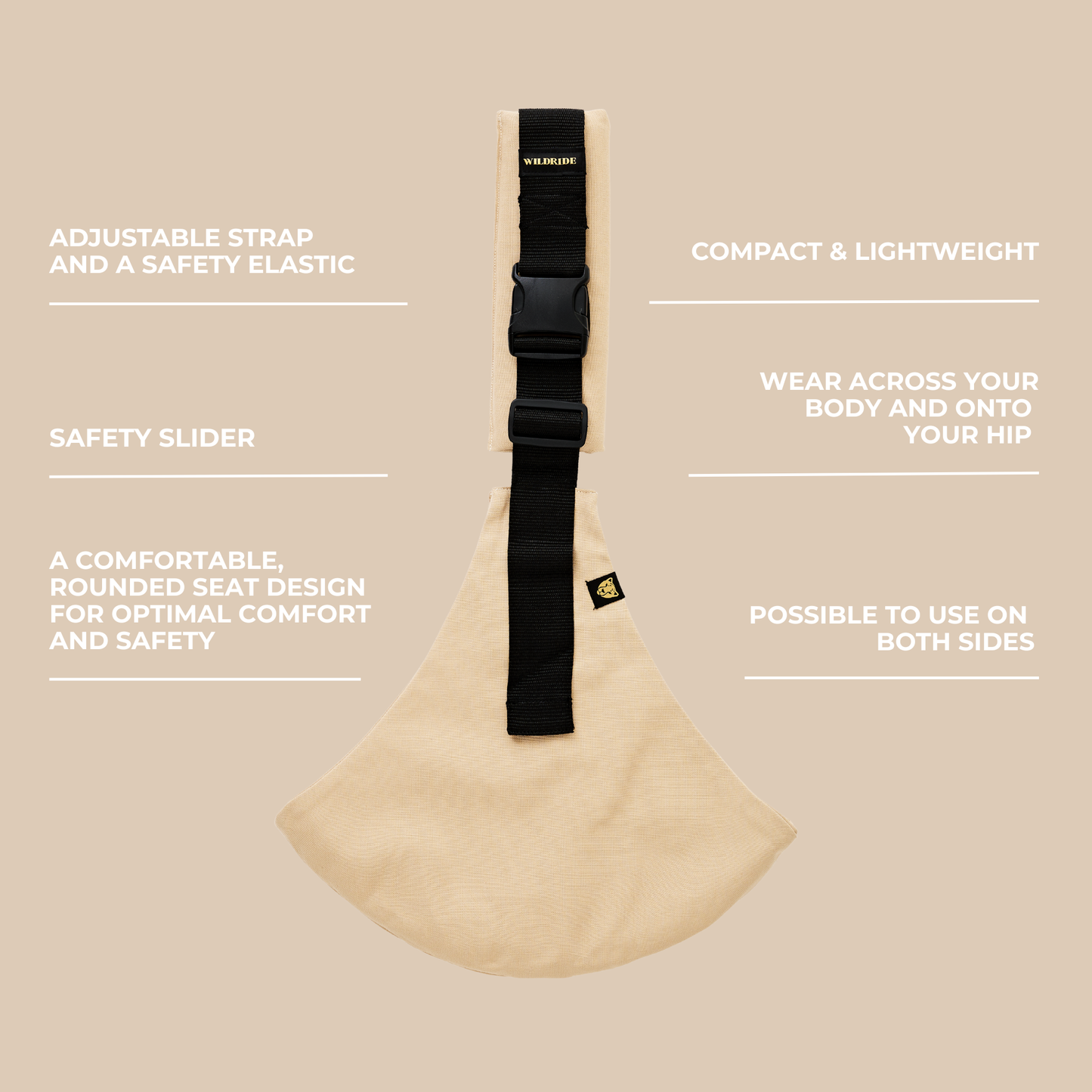 Wildride Toddler Carrier - Black