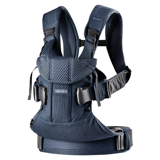 2023 Baby Bjorn Baby Carrier One Air - Navy Blue 3D Mesh Product