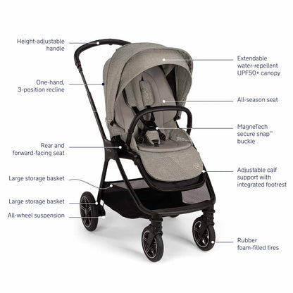 nuna front facing stroller Nuna x BMW TRIV Next Stroller