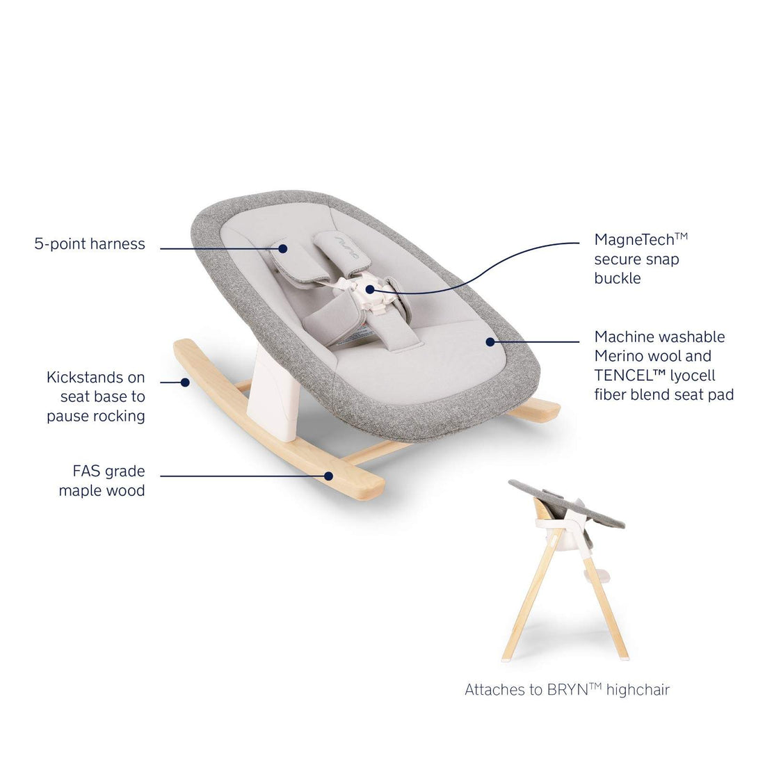 stokke nuna base Nuna BRYN Newborn Rocker