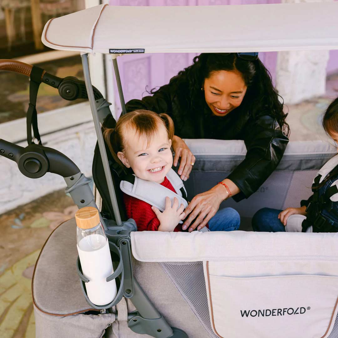 double stroller big w WonderFold L2 Double (2 Seater) Stroller Wagon