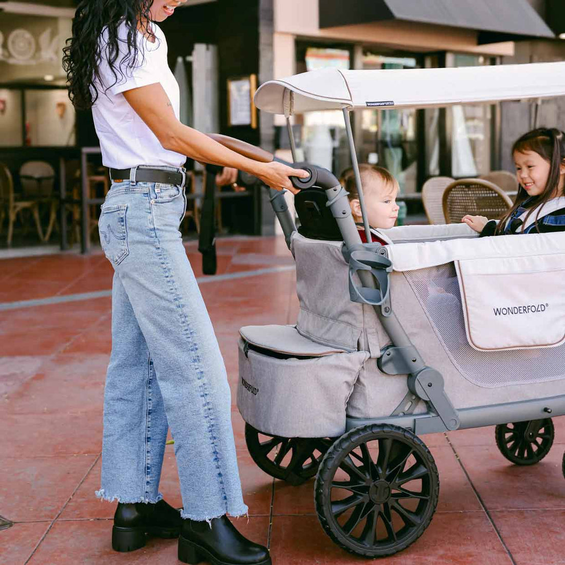 WonderFold L2 Double Stroller Wagon