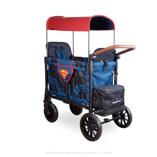 Wonderfold Superman Stroller Wagon - Double (2 Seater) 