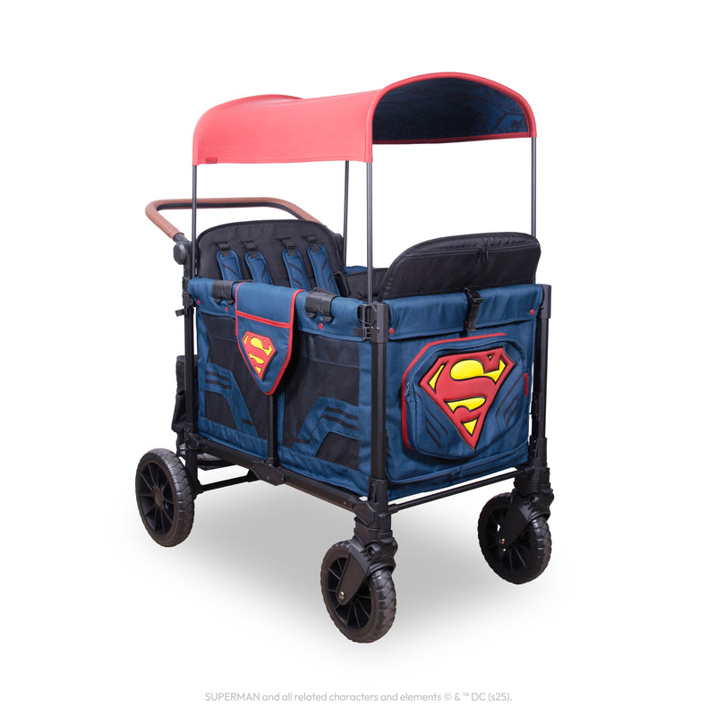 Wonderfold Superman Stroller Wagon - Quad (4 Seater)