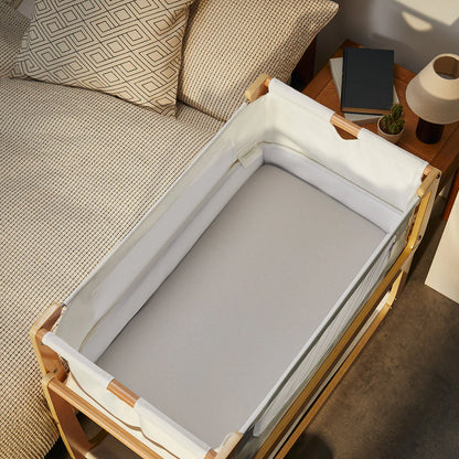 Snuz Twin Pack Bassinet Sheets - Grey Star