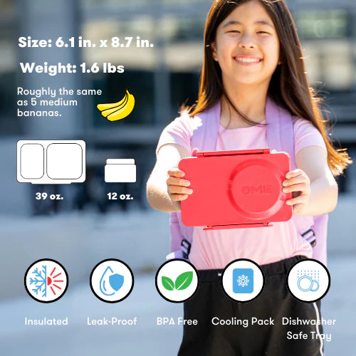 OmieBox Bento Style Lunch Box 