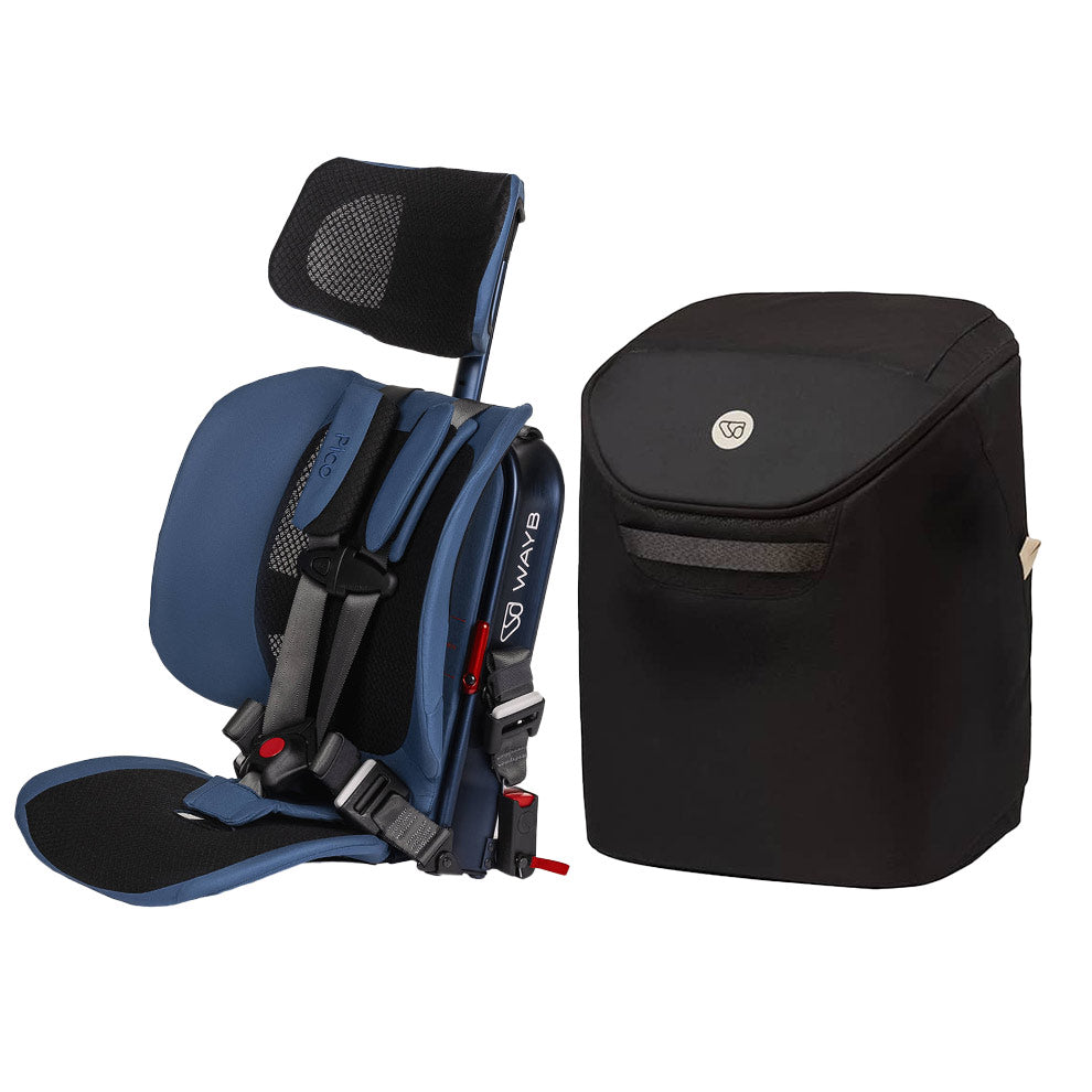 backpack car seat travel bag WAYB Pico Car Seat with Travel Bag Stardust