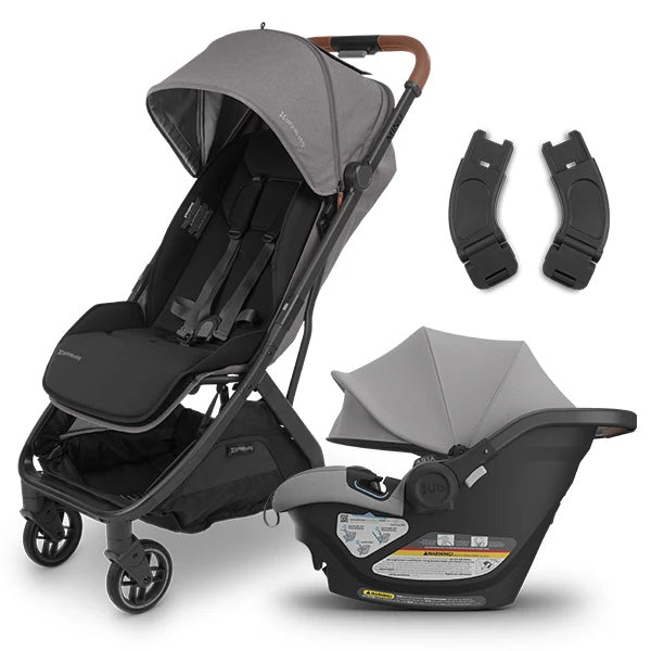 UPPAbaby MINU V3 Lightweight Travel Stroller with Aria Lightweight