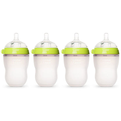 Comotomo Natural Feel Baby Bottle - 8 oz (4 Pack)