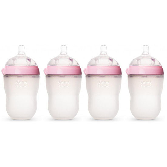 Comotomo Natural Feel Baby Bottle - 8 oz (4 Pack)